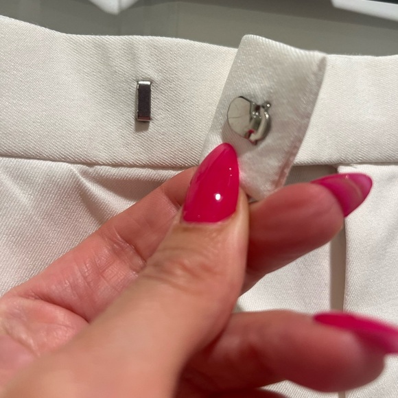 RALPH LAUREN women’s white Blue pinstripe Tennis shorts Preppy Golf Coastal - Picture 7 of 13